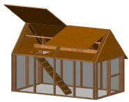 Double Story Chicken Coop